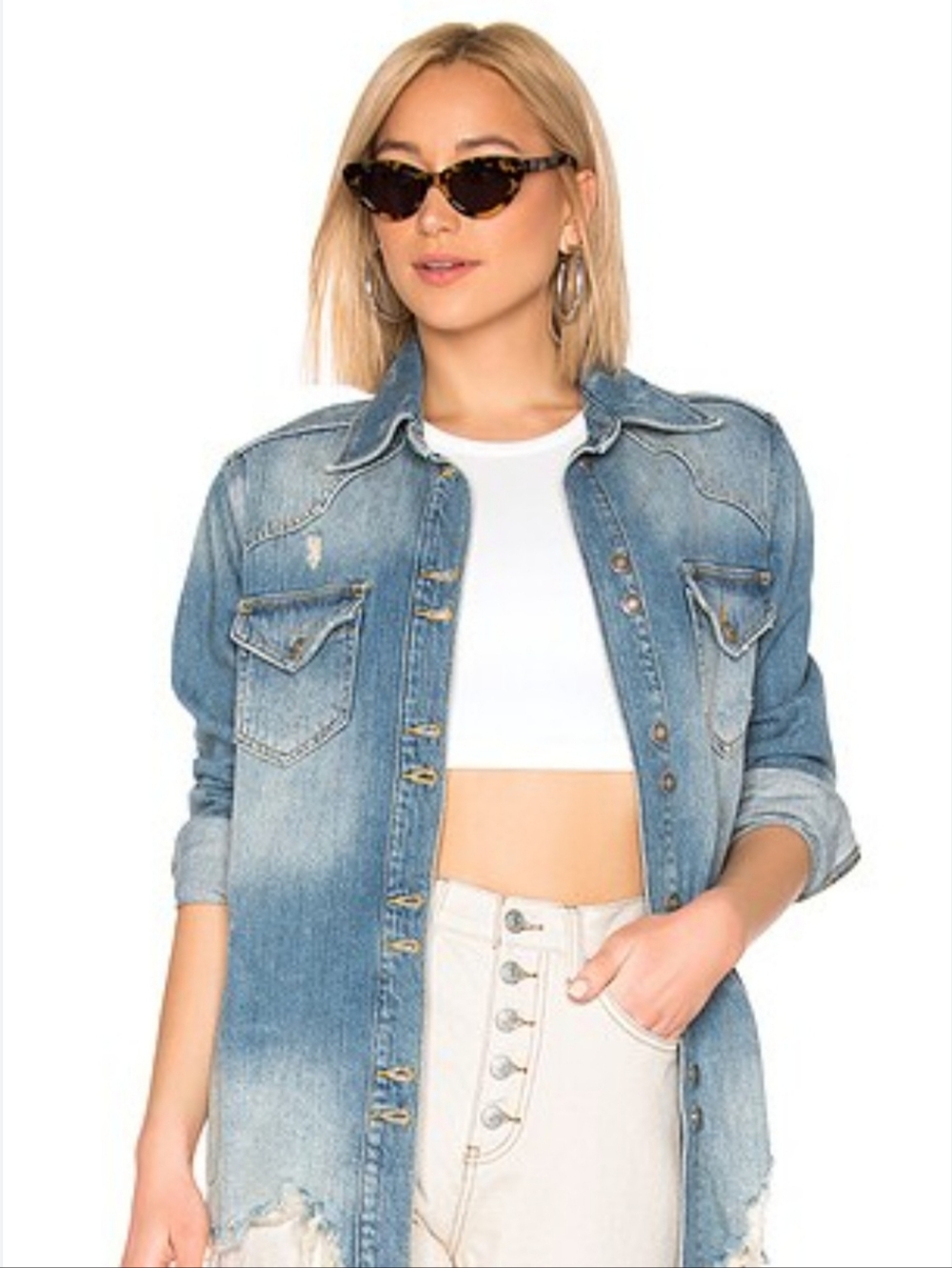 Free People Moonchild Shirt Jacket